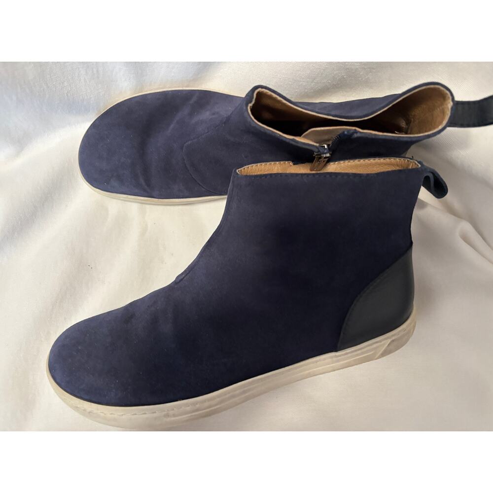 Birkenstock Myra Boots Blue Suede Womens Size 9 - Picture 3 of 6